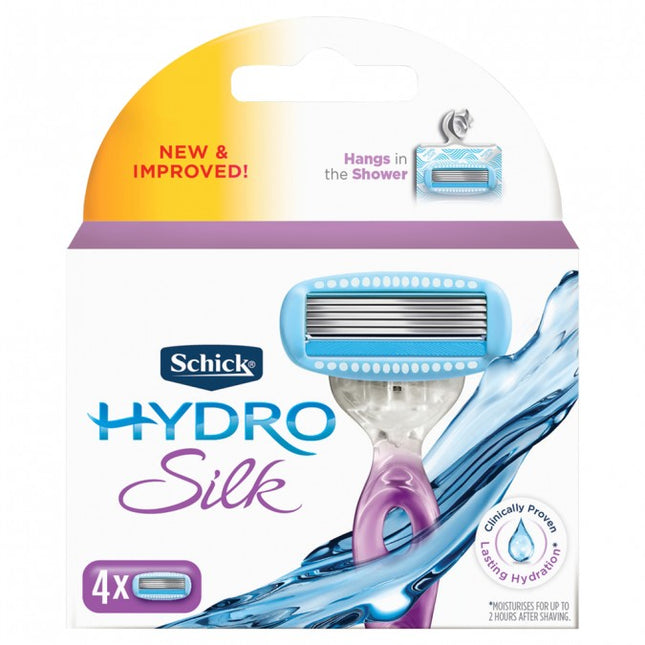 Schick Hydro Silk Refill Blades 4 pack - OhYouLuckyDuck.com.au