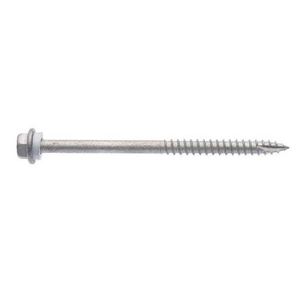 Zenith Timber Screws Hex with Seal Galvanised 14G x 100mm - 50 Pack