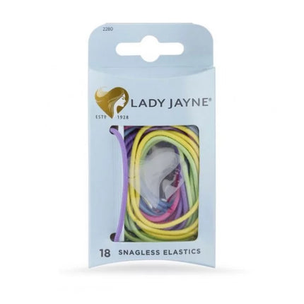 Lady Jayne Assorted Snagless Elastics 18 Pack - OhYouLuckyDuck.com.au
