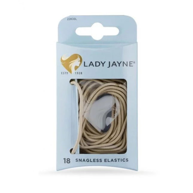 Lady Jayne Blonde Snagless Elastics 18 Pack - OhYouLuckyDuck.com.au