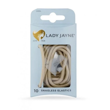 Lady Jayne Blonde Snagless Thick Elastics 10 Pack - OhYouLuckyDuck.com.au