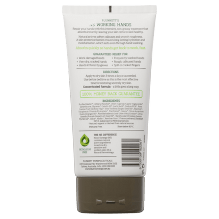 Plunkett's NS Working Hands Intensive Hand Cream 150g - OhYouLuckyDuck.com.au
