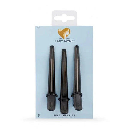 Lady Jayne Section Hair Clips 3 Pack