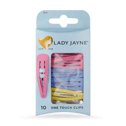 Lady Jayne Assorted One Touch Clips 10 Pack - OhYouLuckyDuck.com.au
