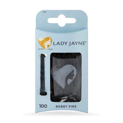 Lady Jayne Black Bobby Pins 100 Pack - OhYouLuckyDuck.com.au