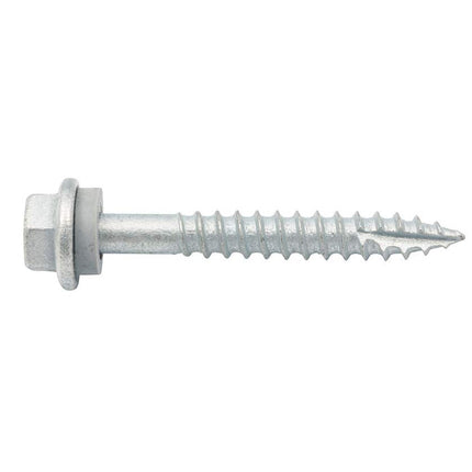 Zenith Timber Screws Hex with Seal Galvanised 14G x 50mm - 25 Pack