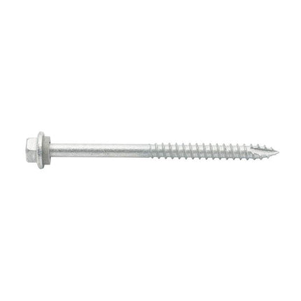 Zenith Timber Screws Hex with Seal Galvanised 14G x 90mm - 25 Pack