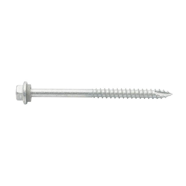 Zenith Timber Screws Hex with Seal Galvanised 14G x 90mm - 25 Pack