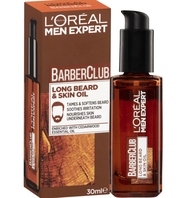 L'Oreal Paris Men Expert Barber Club Long Beard & Skin Oil 30mL - OhYouLuckyDuck.com.au