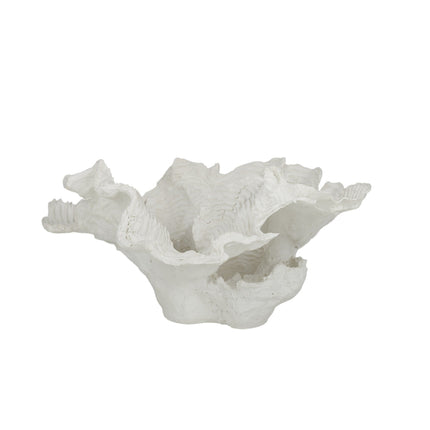 Coast to Coast Home White Poly Coral Flower