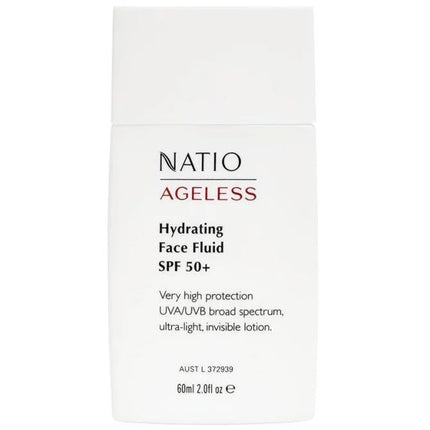 NATIO Ageless Hydrating Face Fluid SPF 50+ - OhYouLuckyDuck.com.au
