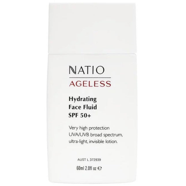 NATIO Ageless Hydrating Face Fluid SPF 50+ - OhYouLuckyDuck.com.au