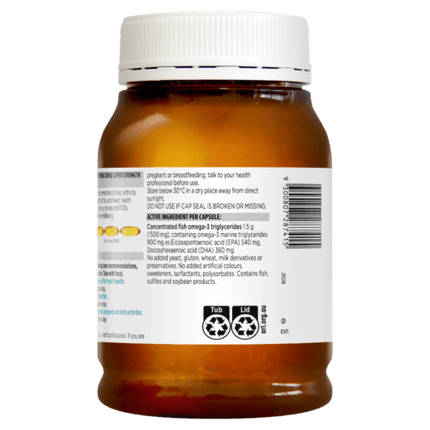 Blackmores Omega Triple Super Strength Fish Oil 150 Capsules - OhYouLuckyDuck.com.au