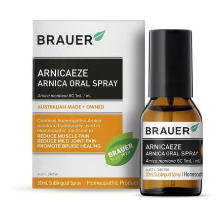 Brauer Arnicaeze Arnica Oral Spray 20ml - OhYouLuckyDuck.com.au