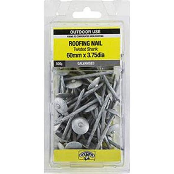 Otter Nail Roof Twist Galvanised 60 x 3.75mm 500g