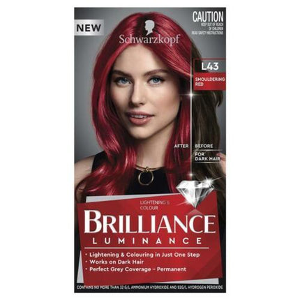 Schwarzkopf Brilliance L43 Smouldering Red - OhYouLuckyDuck.com.au