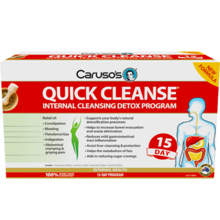 Caruso's Natural Health Quick Cleanse 15 Day Detox Program - OhYouLuckyDuck.com.au
