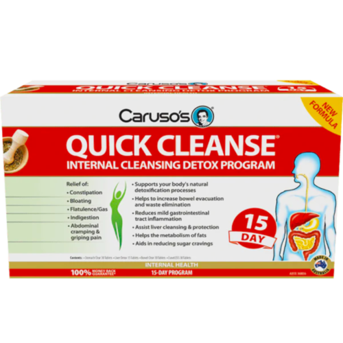 Caruso's Natural Health Quick Cleanse 15 Day Detox Program - OhYouLuckyDuck.com.au