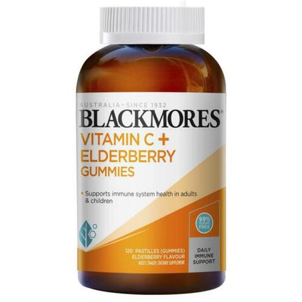 Blackmores Vitamin C + Elderberry Gummies 120 - OhYouLuckyDuck.com.au