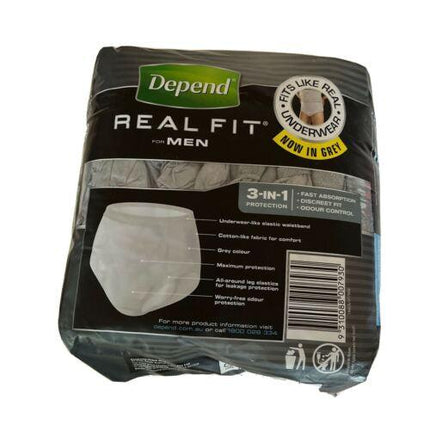 Depend Underwear Realfit Male Medium 8 pack - OhYouLuckyDuck.com.au