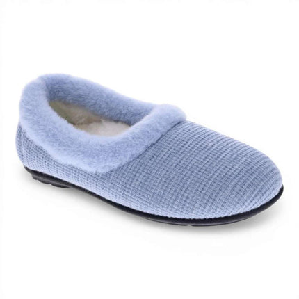Scholl Softy Slipper In Blue Size 41