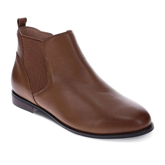 Scholl Orthaheel Trinity Womens Leather Ankle Boots Brown Size 39