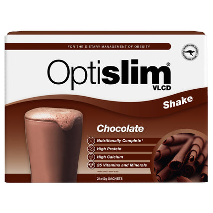 Optislim Vlcd Shake Chocolate 43G X 21