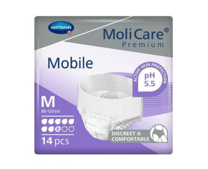 MoliCare Premium Mobile 8 Drops Medium 14 - OhYouLuckyDuck.com.au