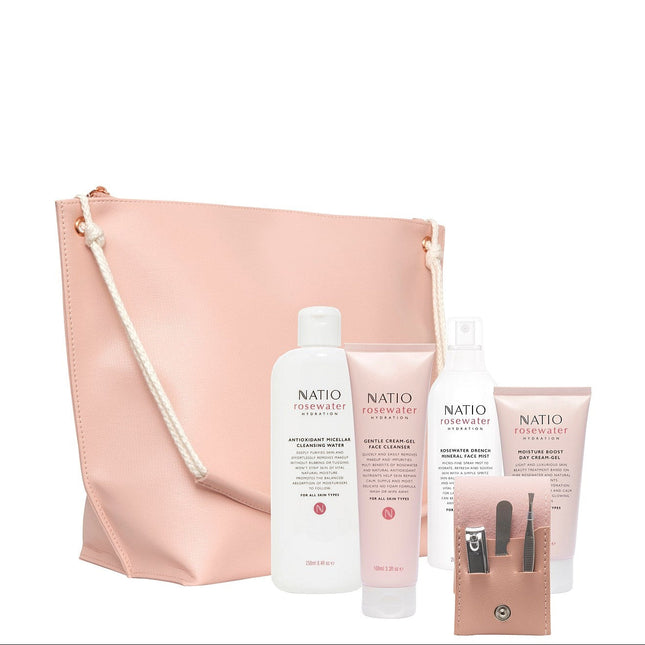 Natio Rose Dew Rosewater Hydration Gift Set Christmas 22