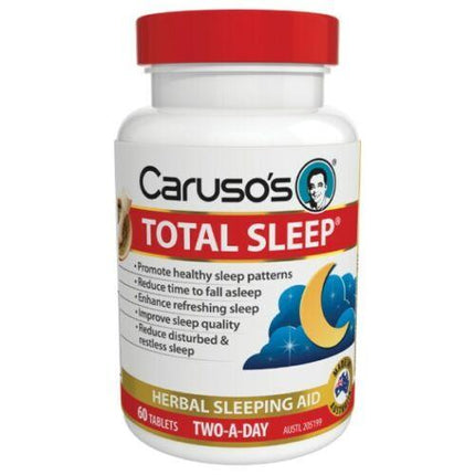Carusos Total Sleep 60 Tablets - OhYouLuckyDuck.com.au