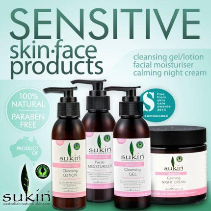 Sukin Sensitive Facial Moisturiser 125 ml - OhYouLuckyDuck.com.au