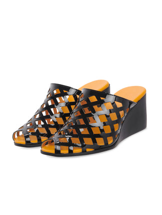 Arche Sample Egahya Black And Yellow Wedge