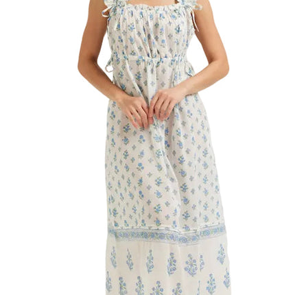 Retreat Myself Arbour Nightie Ruffle Strap Blue Medium