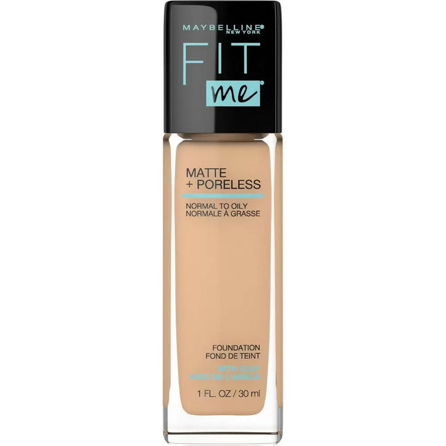 Maybelline New York Fit Me Matte+Poreless Liquid Foundation, 30 ml 128 Warm Nude - OhYouLuckyDuck.com.au