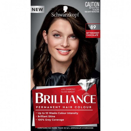 Schwarzkopf Brilliance 89 Bitter Sweet Chocolate - OhYouLuckyDuck.com.au