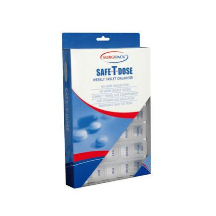 Surgipack Safe T Dose Weekly Medication Organiser Large
