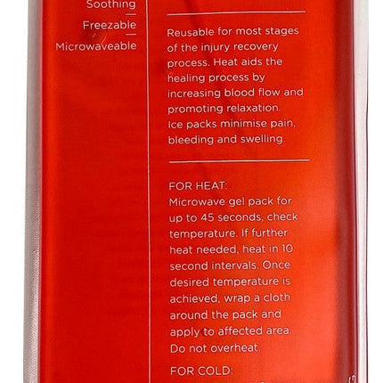 Bemed Reusable Hot and Cold Gel Pack for Pain Relief 26CM x 12CM