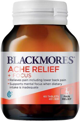 Blackmores Ache Relief + Focus | 60 Tablets - OhYouLuckyDuck.com.au