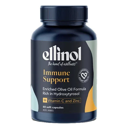 Ellinol Immune Support with Andrographis Echinacea Vitamin C and Zinc 60 Tablets