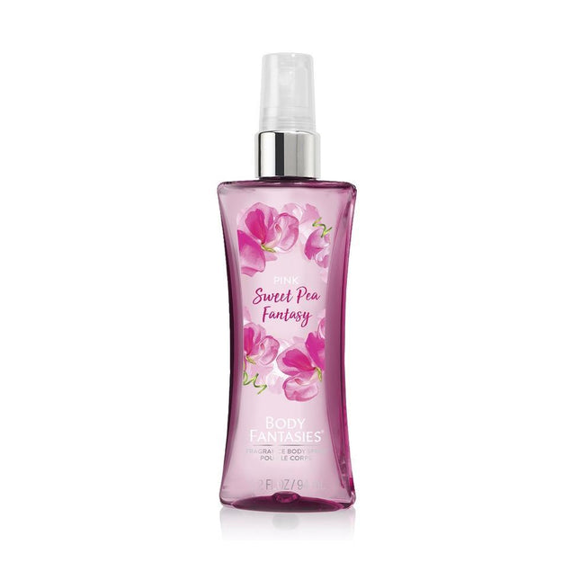 Body Fantasies Pink Sweet Pea Body Mist 94ml - OhYouLuckyDuck.com.au