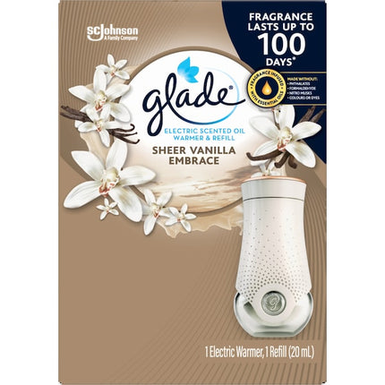 Glade Electric Warmer Refill Sheer Vanilla Embrace 1X20ml