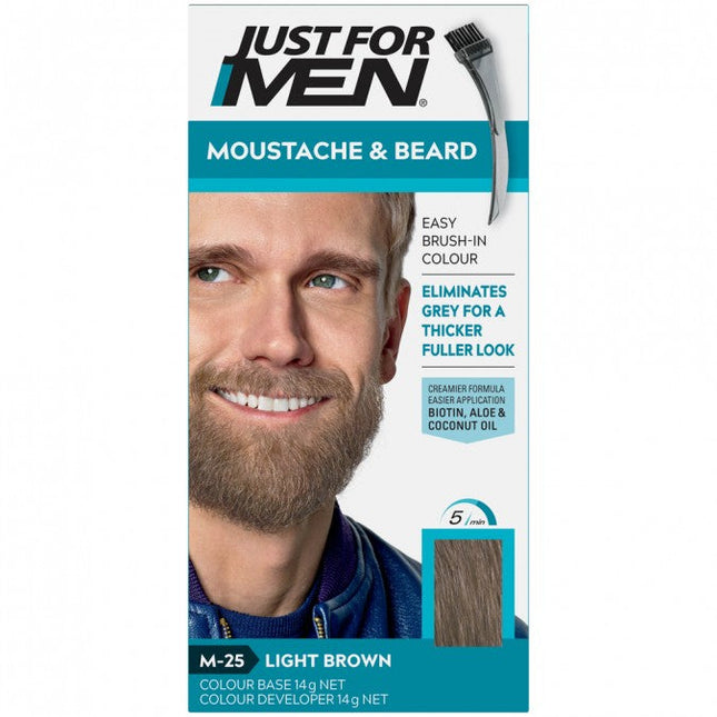 Just For Men Moustache & Beard Light Brown - OhYouLuckyDuck.com.au