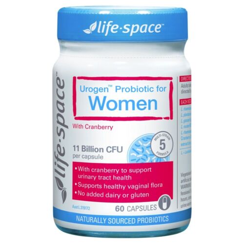 Life Space Urogenital Shield Probiotic For Women 60 Capsules - OhYouLuckyDuck.com.au