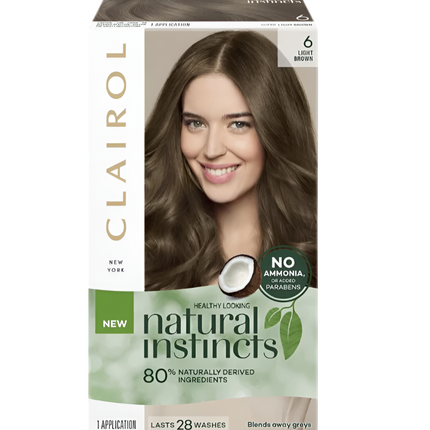 Clairol Natural Instincts 6 Light Brown