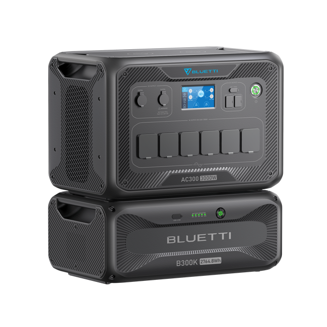 BLUETTI AC300 Power Station with 3000W AC Output USB A USB C Car Charger and DC Output