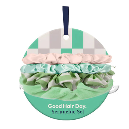Designer Brands Good Hair Day Scrunchie Set Mint Chip