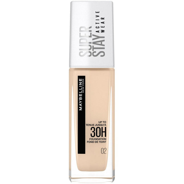 Maybelline Superstay 30H Foundation 02 Naked Ivory - OhYouLuckyDuck.com.au