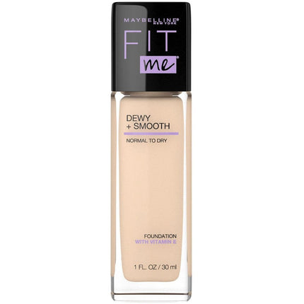 Maybelline Fit Me Foundation Dewy Smooth 110 Porcelain - OhYouLuckyDuck.com.au