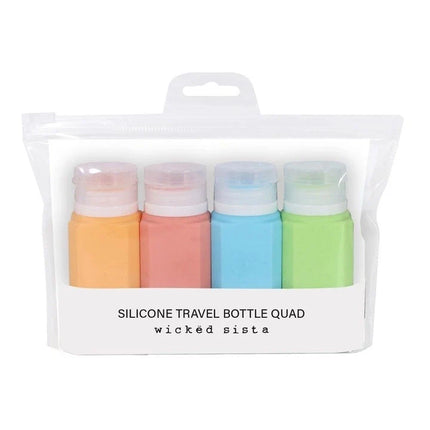 Wicked Sista Silicone Travel Bottle Quad
