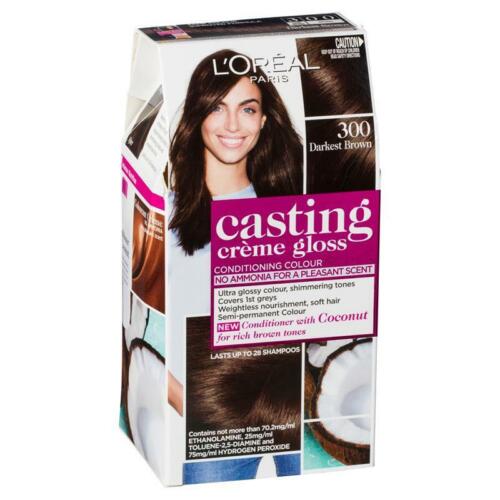 L’Oréal Paris Casting Crème Gloss Semi-Permanent Hair Colour – 300 Darkest Brown - OhYouLuckyDuck.com.au